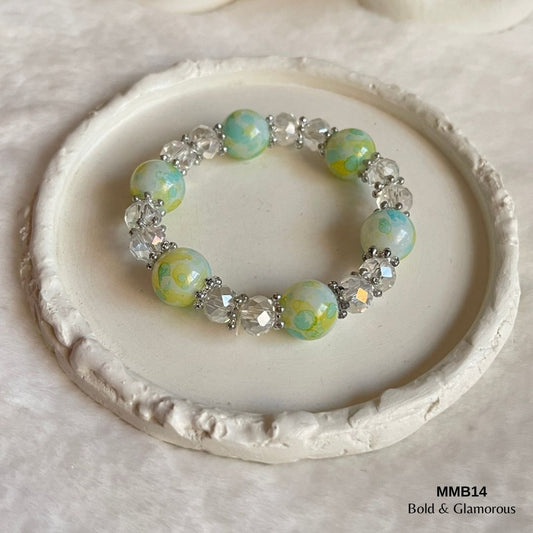Beaded Bracelet | MMB14 | Green