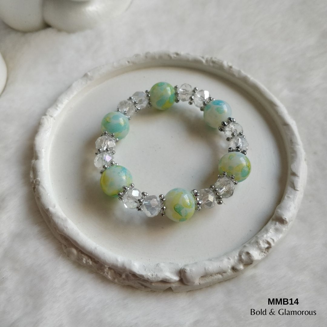 Beaded Bracelet | MMB14 | Green