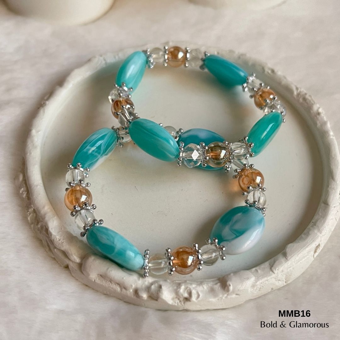 Beaded Bracelet | MMB16 | Blue