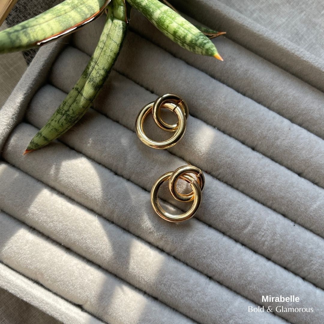 Earring Earring | ME04 | Mirabelle | Gold