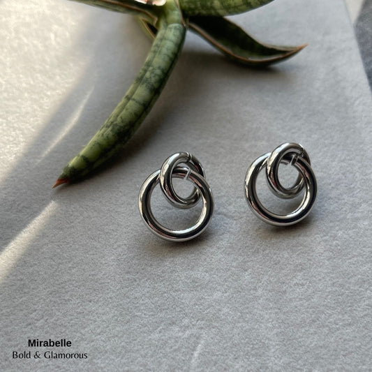 Earring Earring | ME04 | Mirabelle | Silver