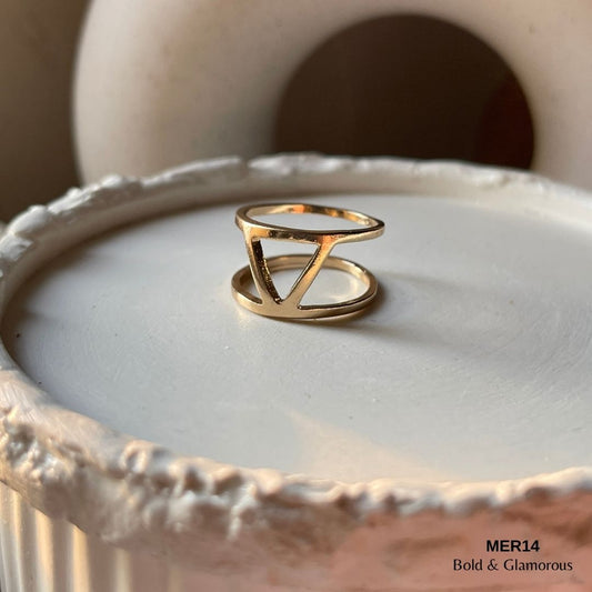 Minimalistic Ring | MER14 | Gold