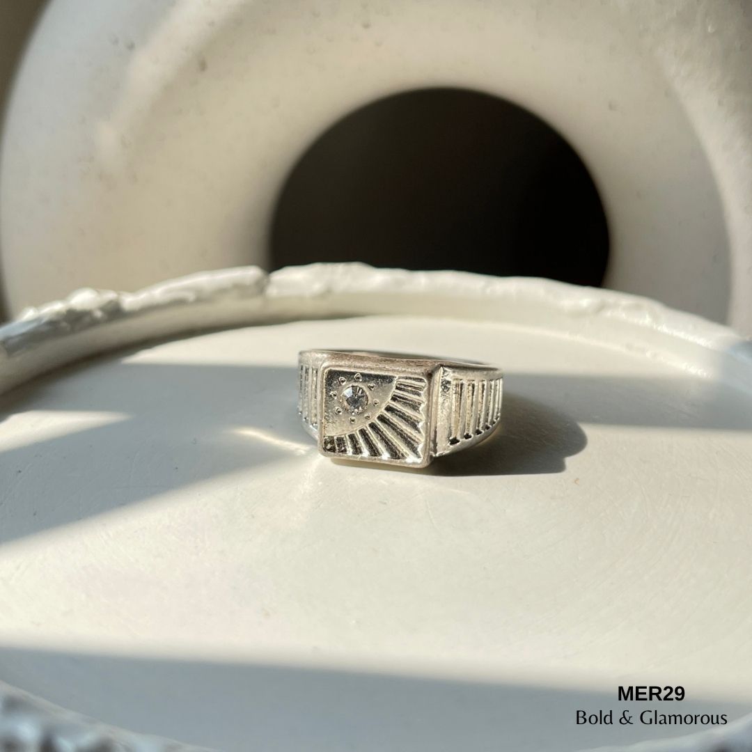 Sun Ring | MER29 | Silver
