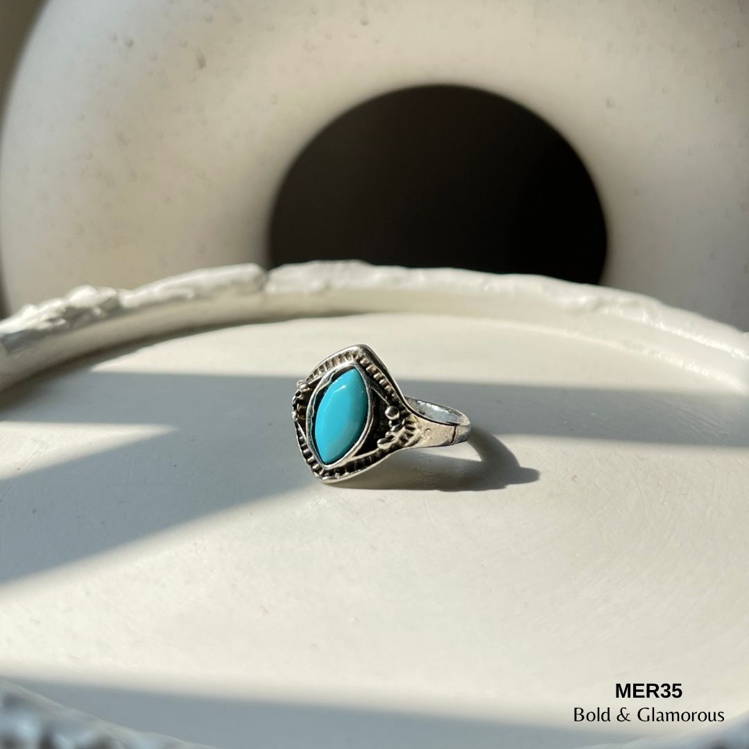 Blue Ring | MER35 | Silver