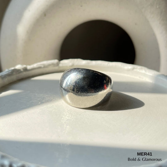 Chunky Ring | MER41 | Silver