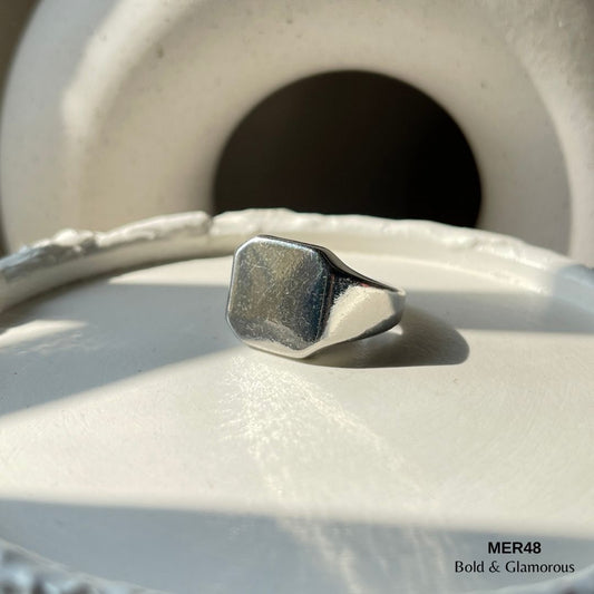 Signet Ring | MER48 | Silver