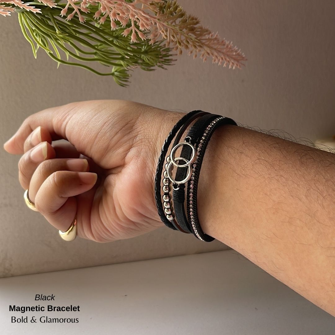 Magnetic Bracelet | MB01 | Black
