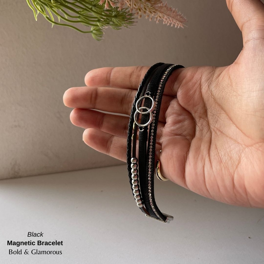 Magnetic Bracelet | MB01 | Black