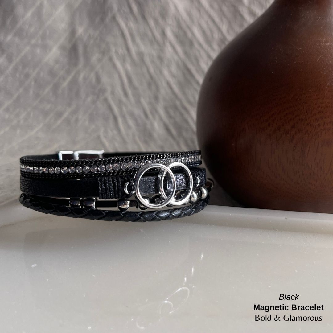 Magnetic Bracelet | MB01 | Black