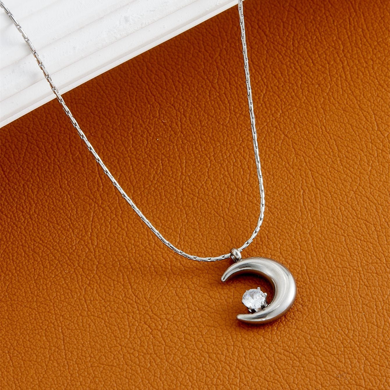 Necklace | SN179 | Moon Stone | Silver
