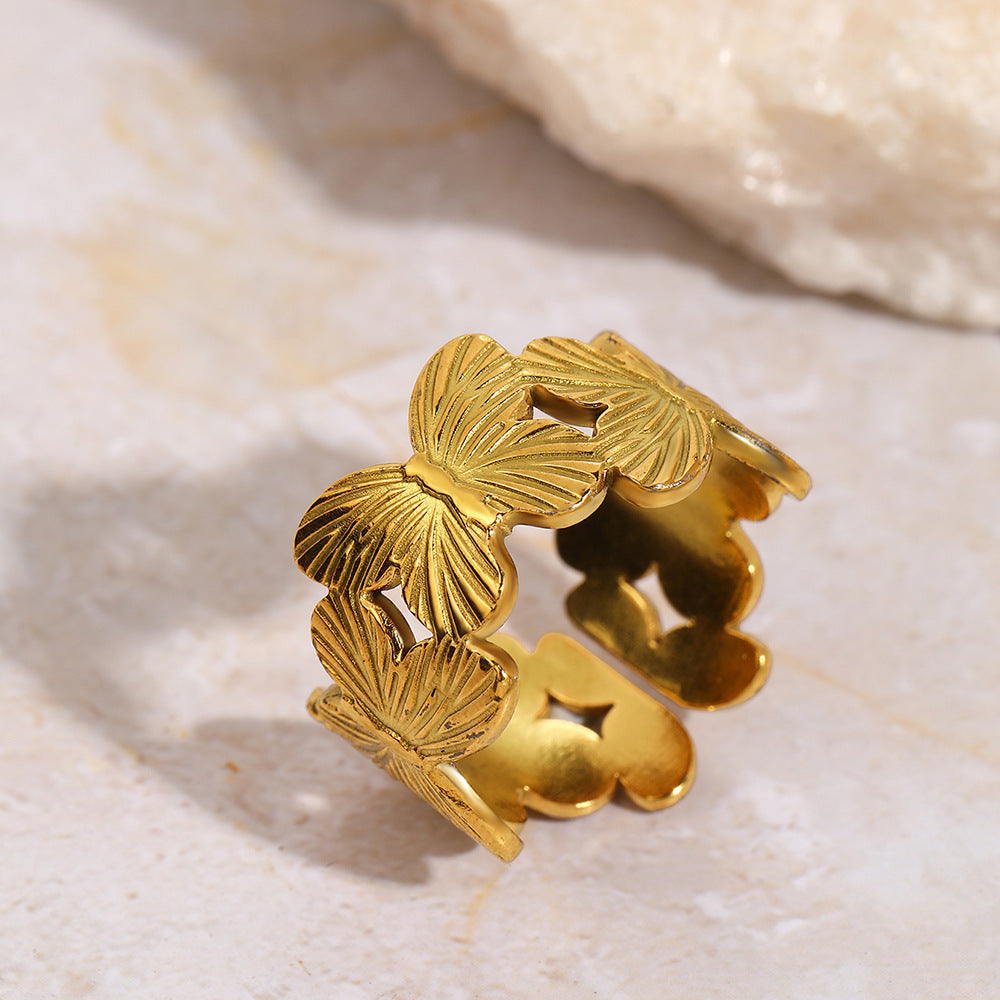 Statement Ring | SR218 | Gold