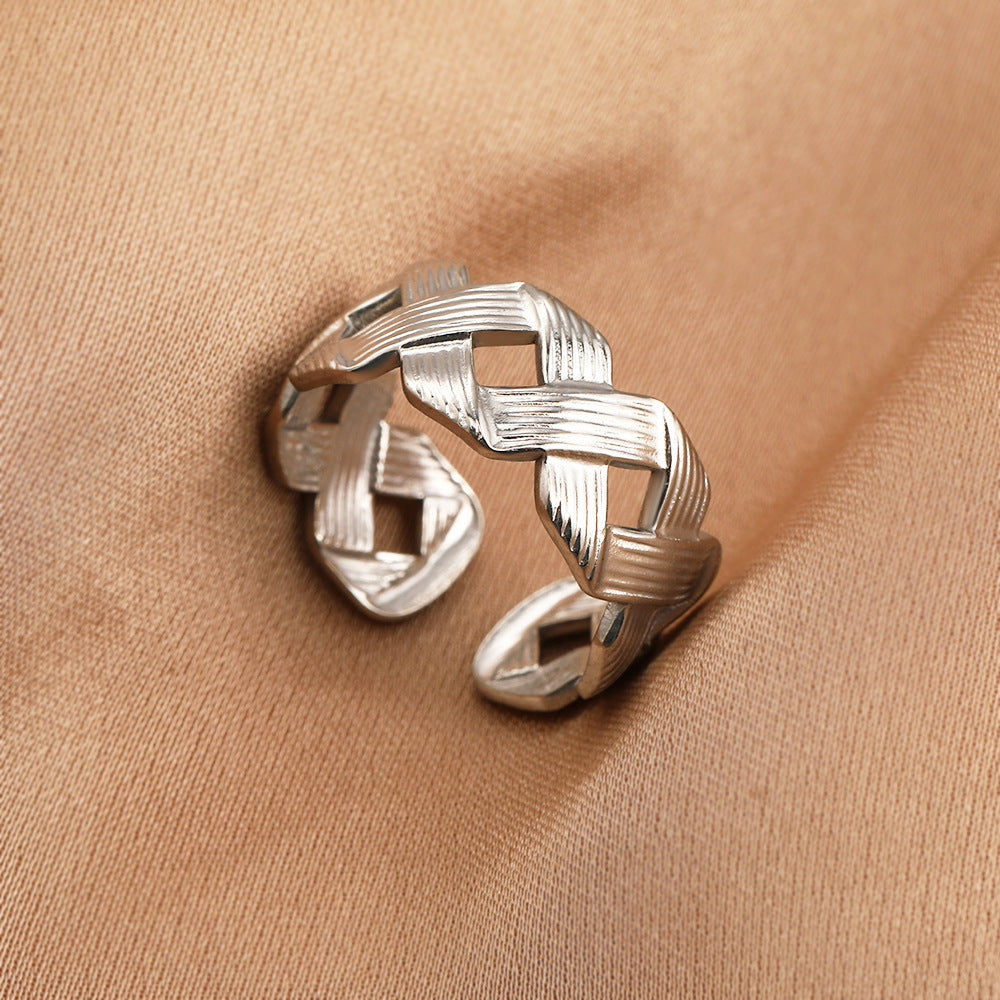 Bold Statement Ring | SR094 | Silver