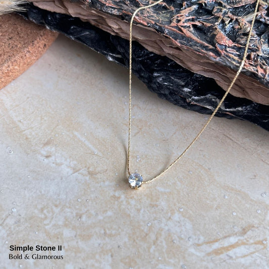 Necklace | SN106 | Simple Stone II