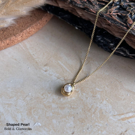 Necklace | SN156 | Shaped Pearl