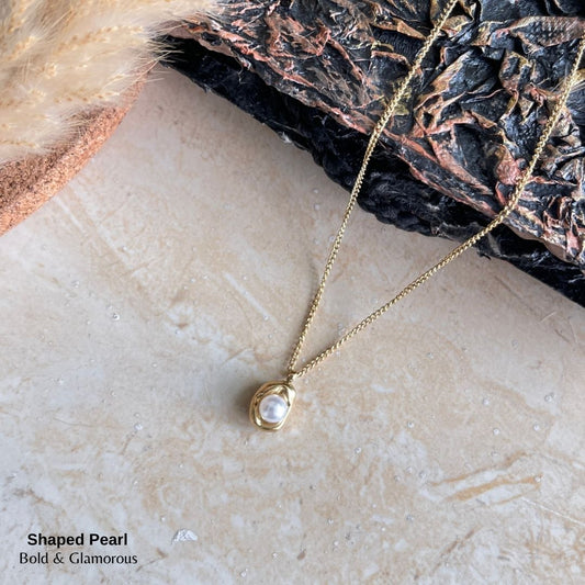 Necklace | SN156 | Shaped Pearl