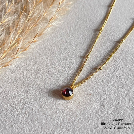 Necklace | SN095 | Birthstone | February