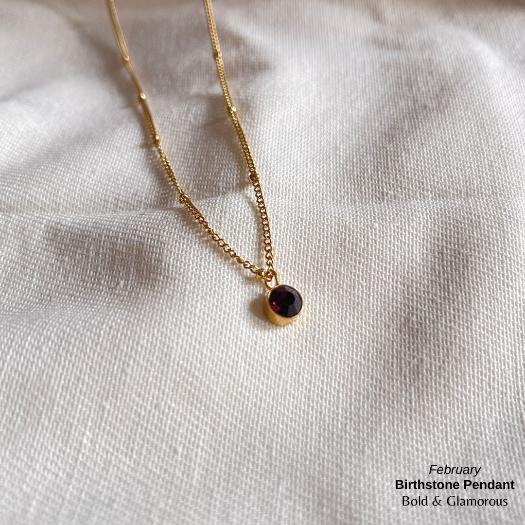 Necklace | SN095 | Birthstone | February