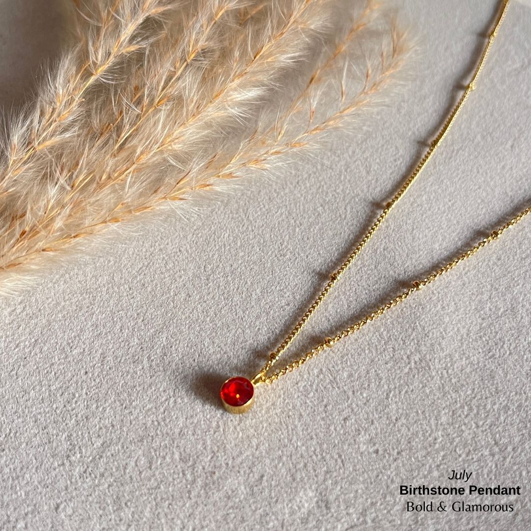 Necklace | SN095 | Birthstone | July