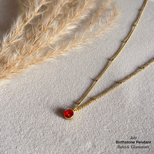 Necklace | SN095 | Birthstone | July