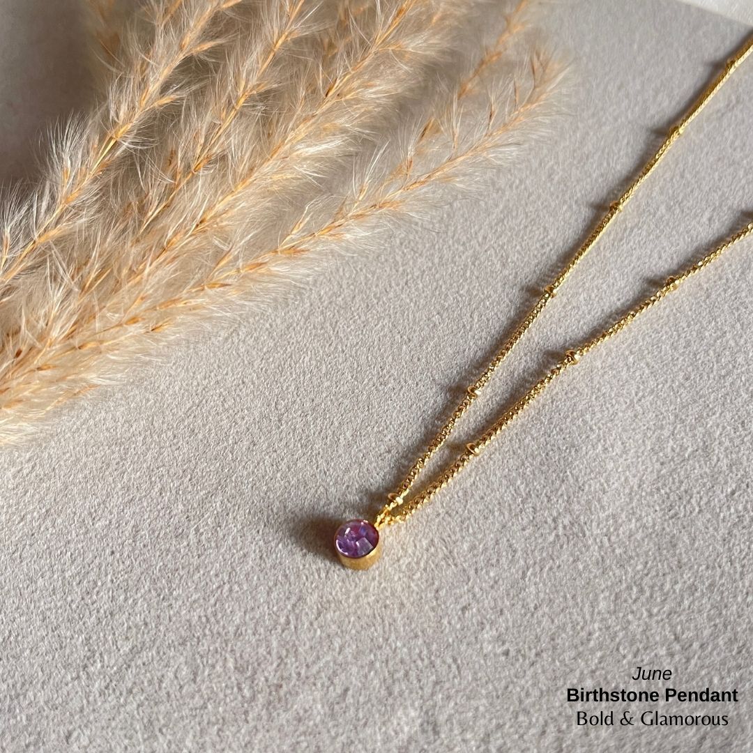 Necklace | SN095 | Birthstone | June