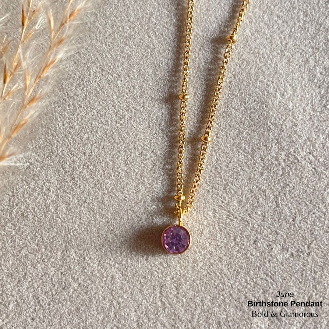 Necklace | SN095 | Birthstone | June