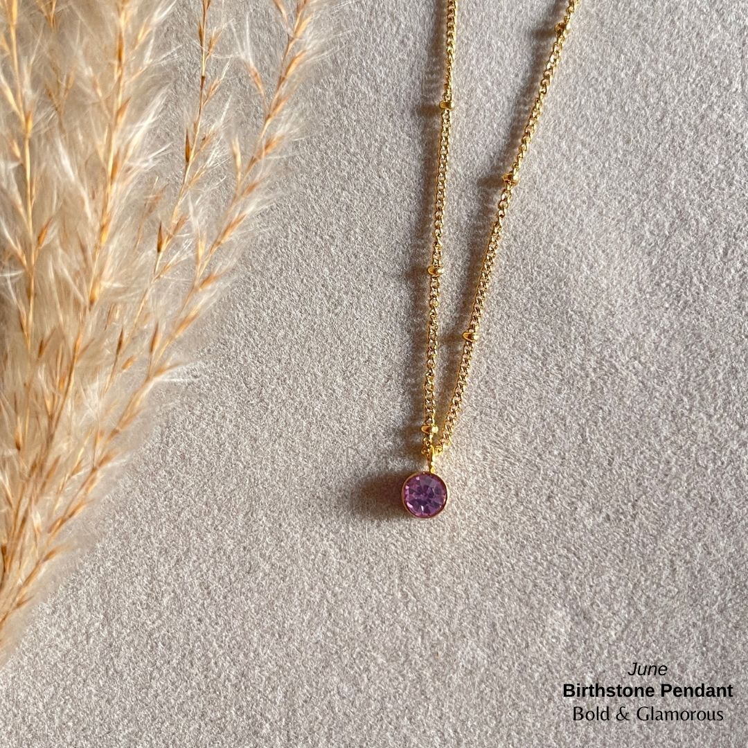 Necklace | SN095 | Birthstone | June