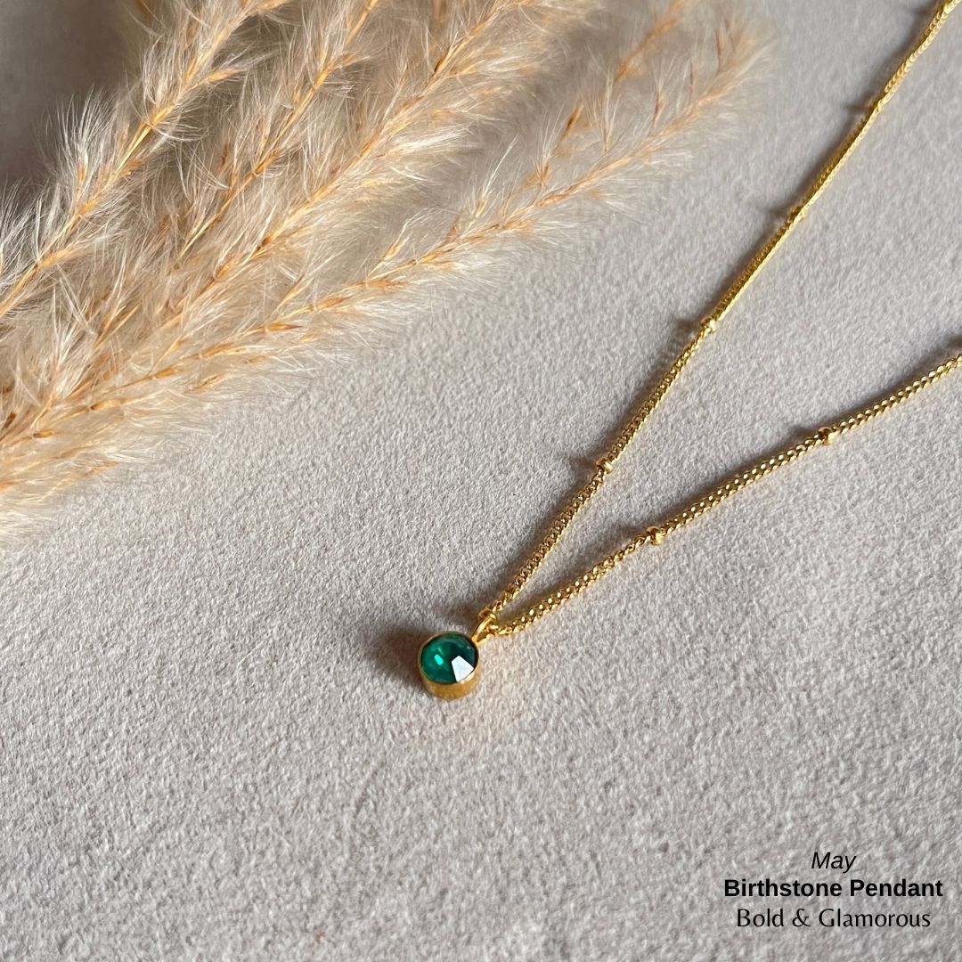 Necklace | SN095 | Birthstone | May