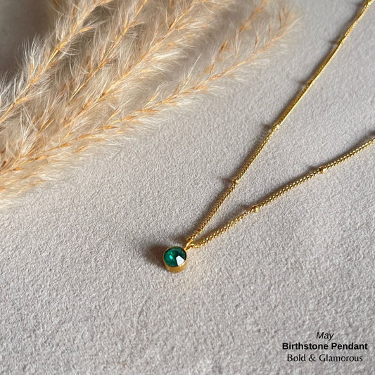 Necklace | SN095 | Birthstone | May
