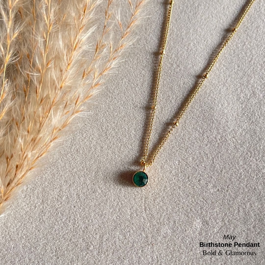 Necklace | SN095 | Birthstone | May