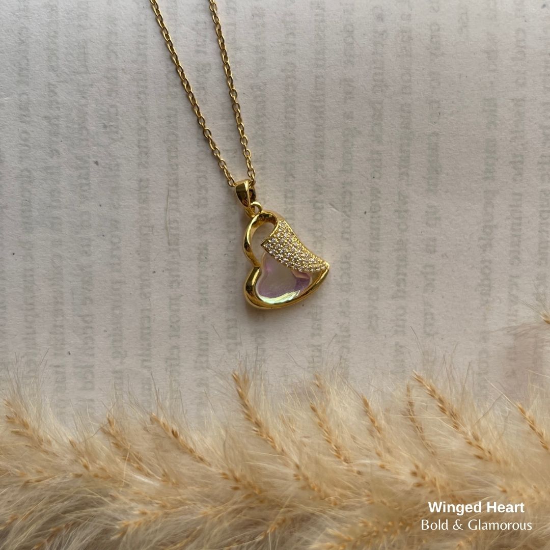 Necklace | SN099 | Winged Heart