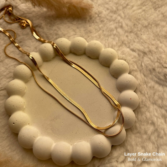 Necklace | SN166 | Layer Snake Chain