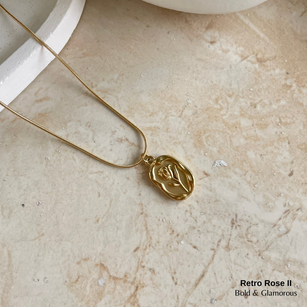 Necklace | SN186 | Retro Rose II
