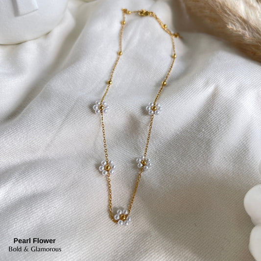 Necklace | SN191 | Pearl Flower