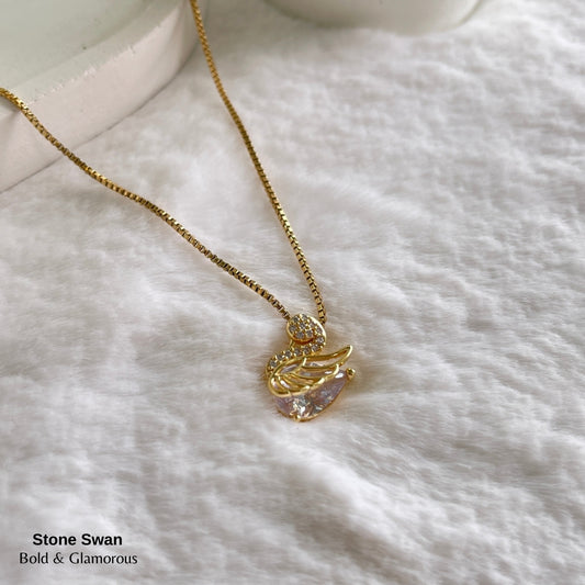 Necklace | SN254 | Stone Swan Gold