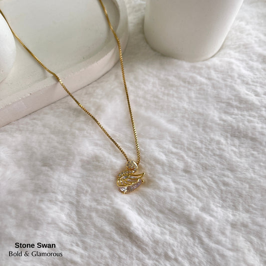 Necklace | SN254 | Stone Swan Gold