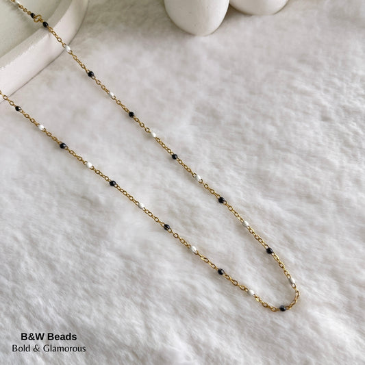 Necklace | SN255 | B&W Beads