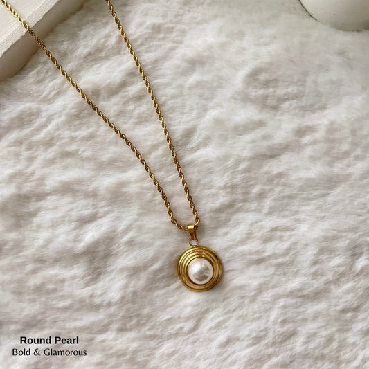 Necklace | SN258 | Round Pearl