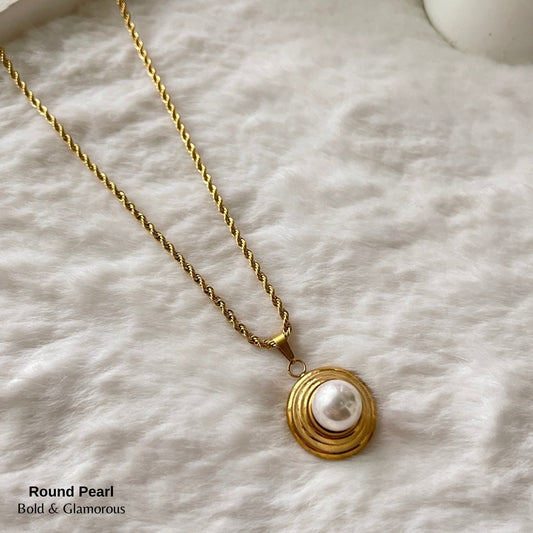 Necklace | SN258 | Round Pearl