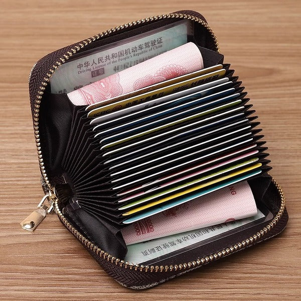 11 Card Slot Wallet : Coffee