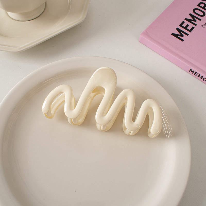 Hair Claw Clip | HCC17 | Winter White