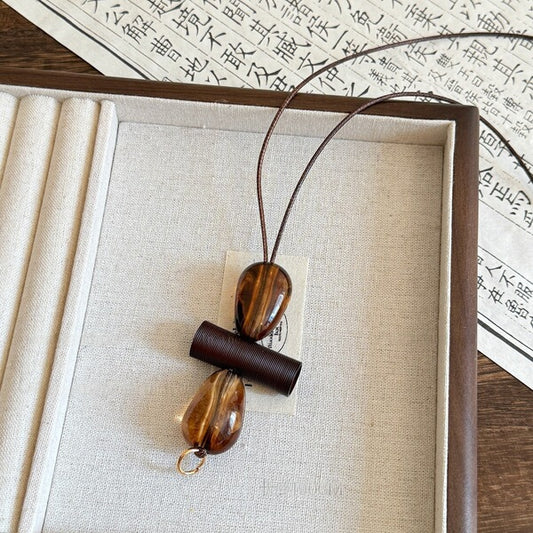 Boho Wooden Necklace | BWN05