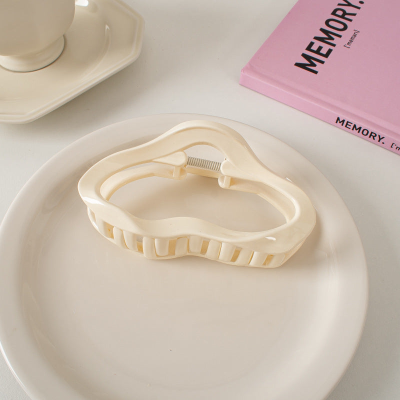 Hair Claw Clip | HCC16 | Bright White