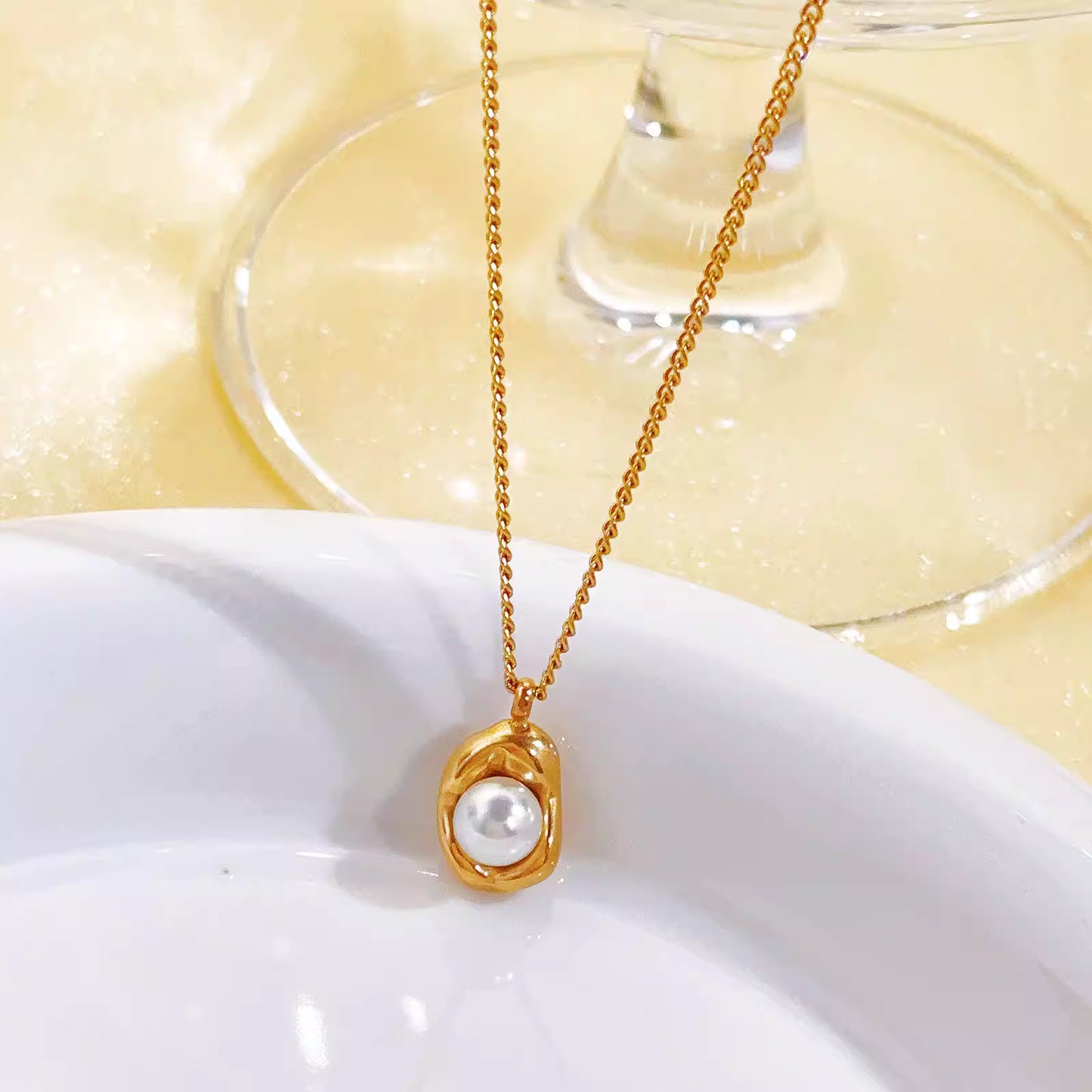 Necklace | SN156 | Shaped Pearl