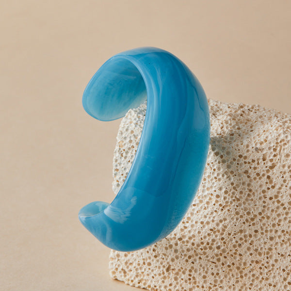 Acrylic Cuff Bracelet | ACB01 | Azure