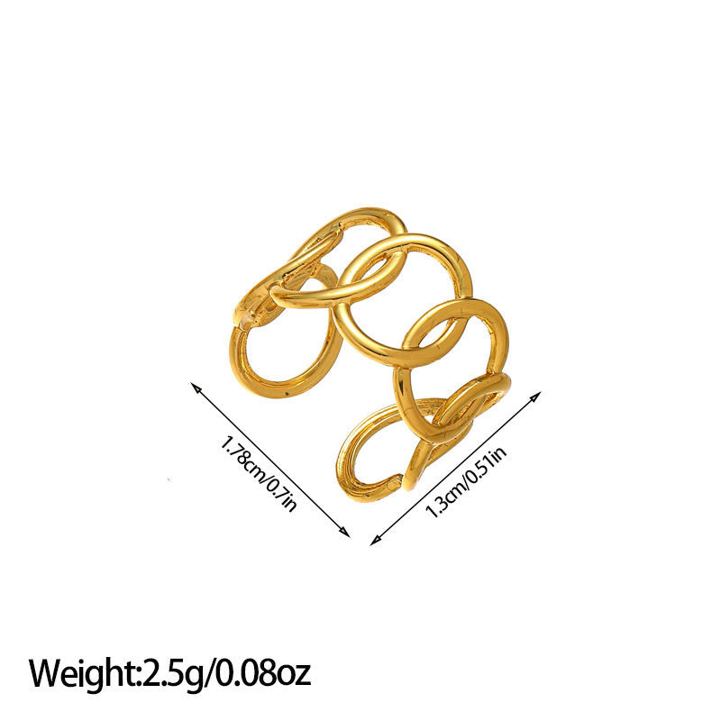 Statement Ring | SR328 | Gold