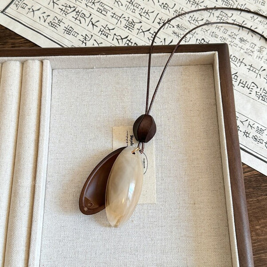 Boho Wooden Necklace | BWN04