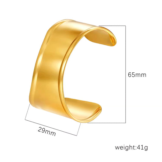 Cuff Bracelet | CB036 | Golden Arc
