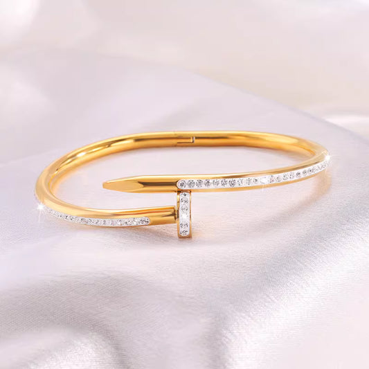 Bangle Bracelet | BB75 | Gold
