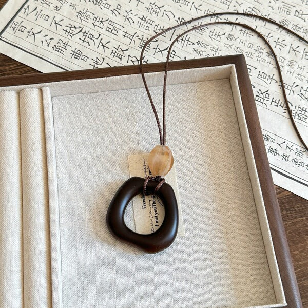 Boho Wooden Necklace | BWN02