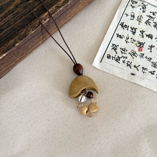 Boho Wooden Necklace | BWN12